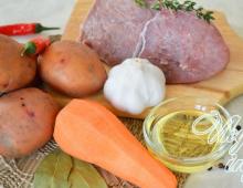 Картофельный суп: рецепты Суп мясной с картофелем